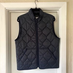 Navy Quilted Vest - Goodfellow M
